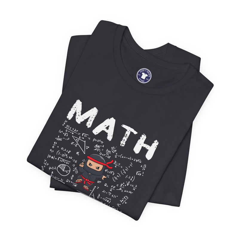 Math Ninja - Math Teacher - Premium Unisex Crewneck T-Shirt