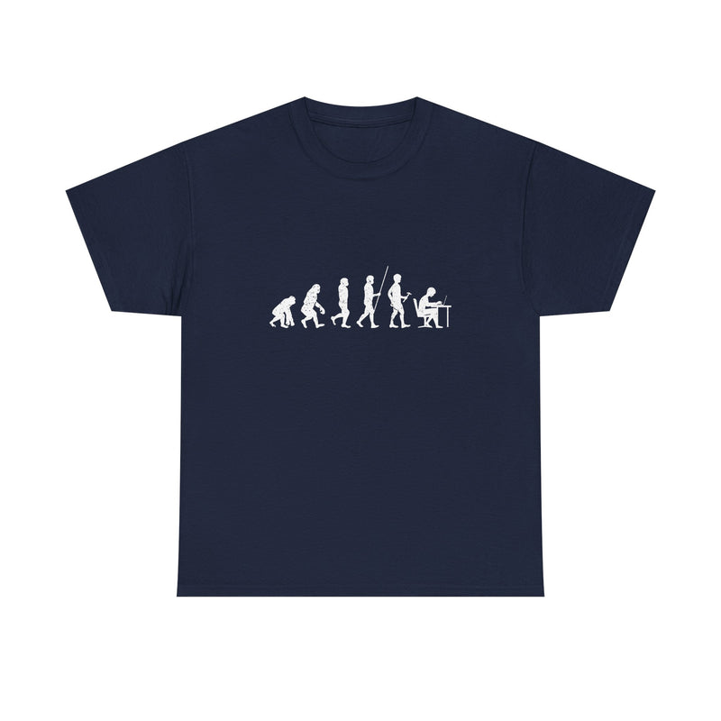 Evolution of Man T-Shirt, Humorous Science Tee, Geek T-Shirt, Nerd Shirt, Funny Evolution Graphic, Casual Wear Gift, Unique Art Apparel