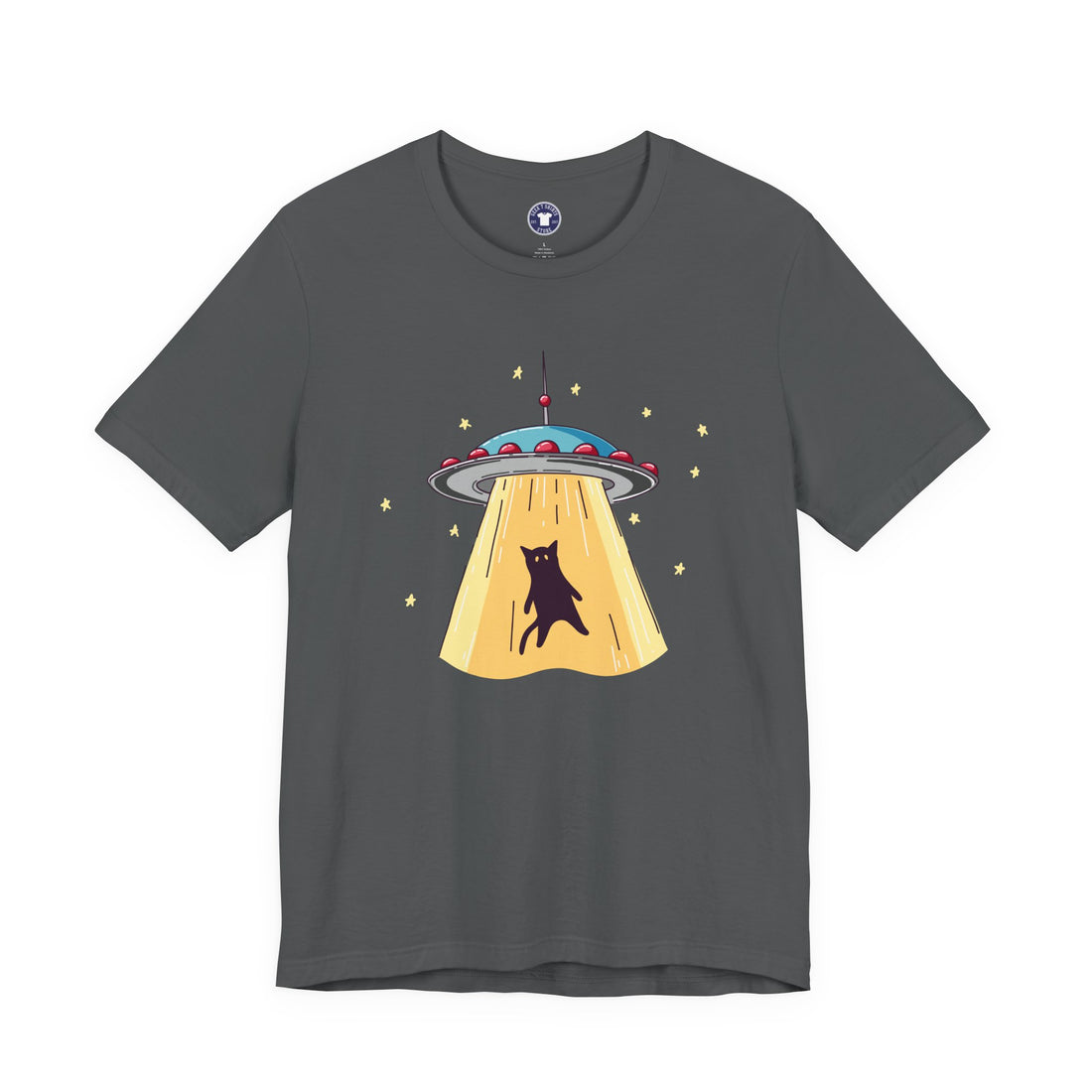 Cat Ufo Abduction - Ufo Shirt - Premium Unisex Crewneck T-Shirt