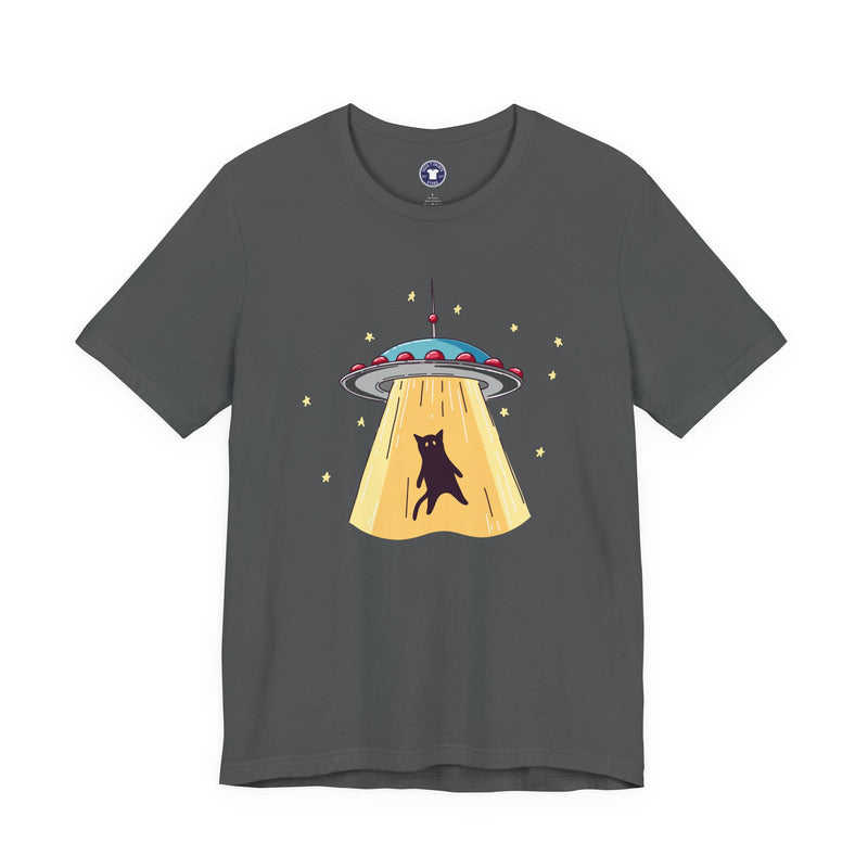 Cat Ufo Abduction - Ufo Shirt - Premium Unisex Crewneck T-Shirt