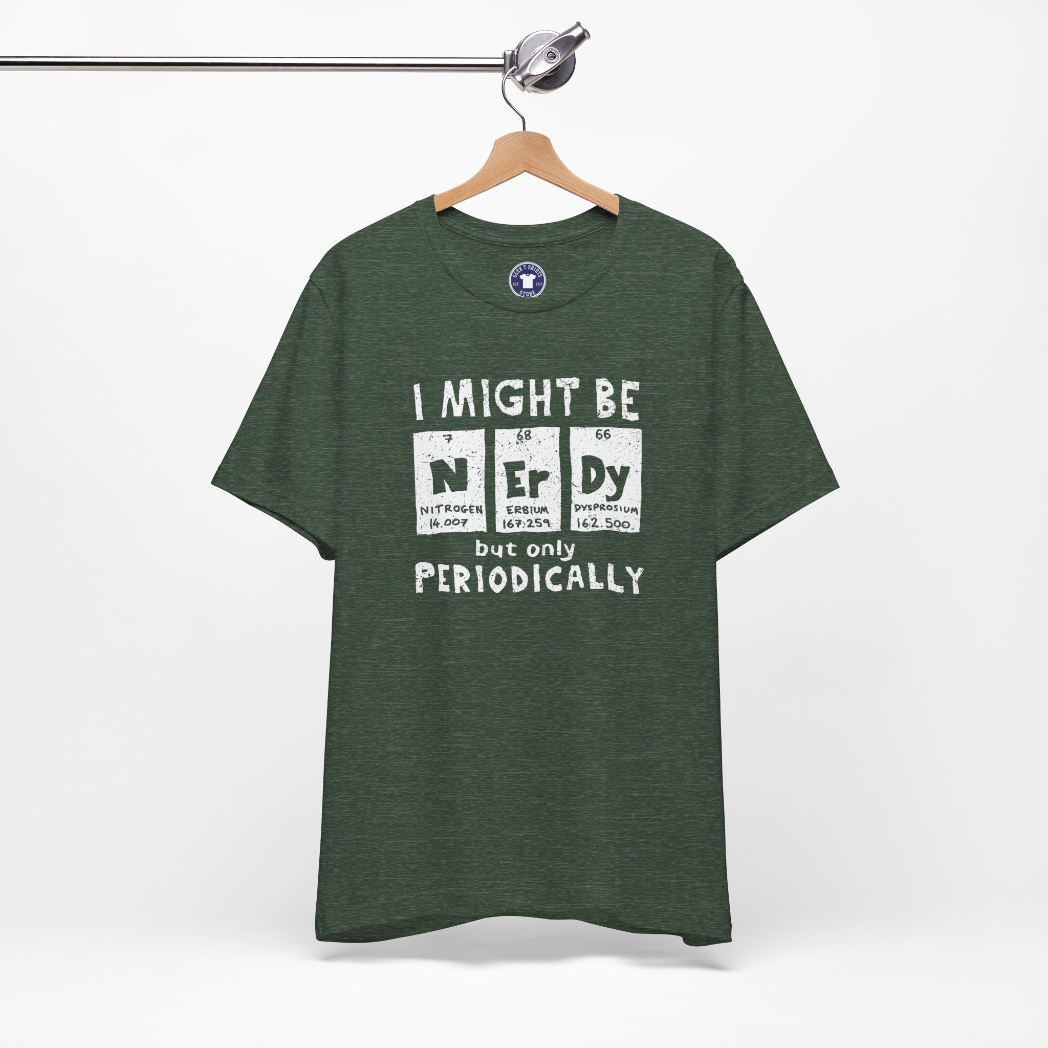 I Might Be Nerdy Periodically - Premium Unisex Crewneck T-Shirt