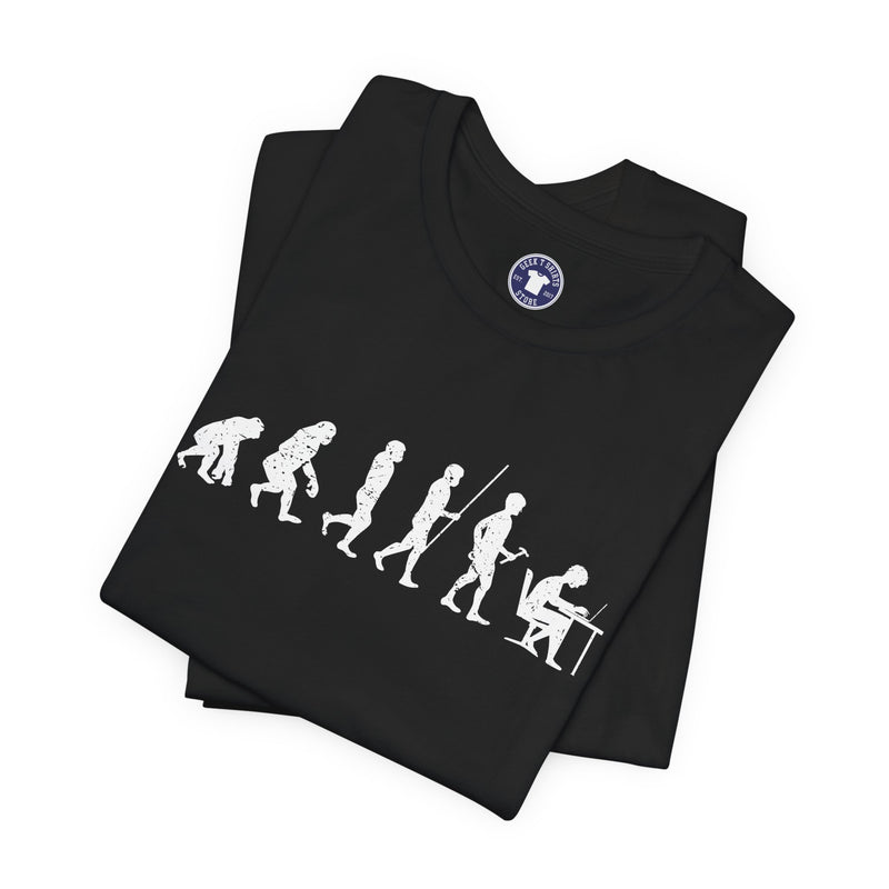 The Evolution To Coders - Premium Unisex Crewneck T-Shirt