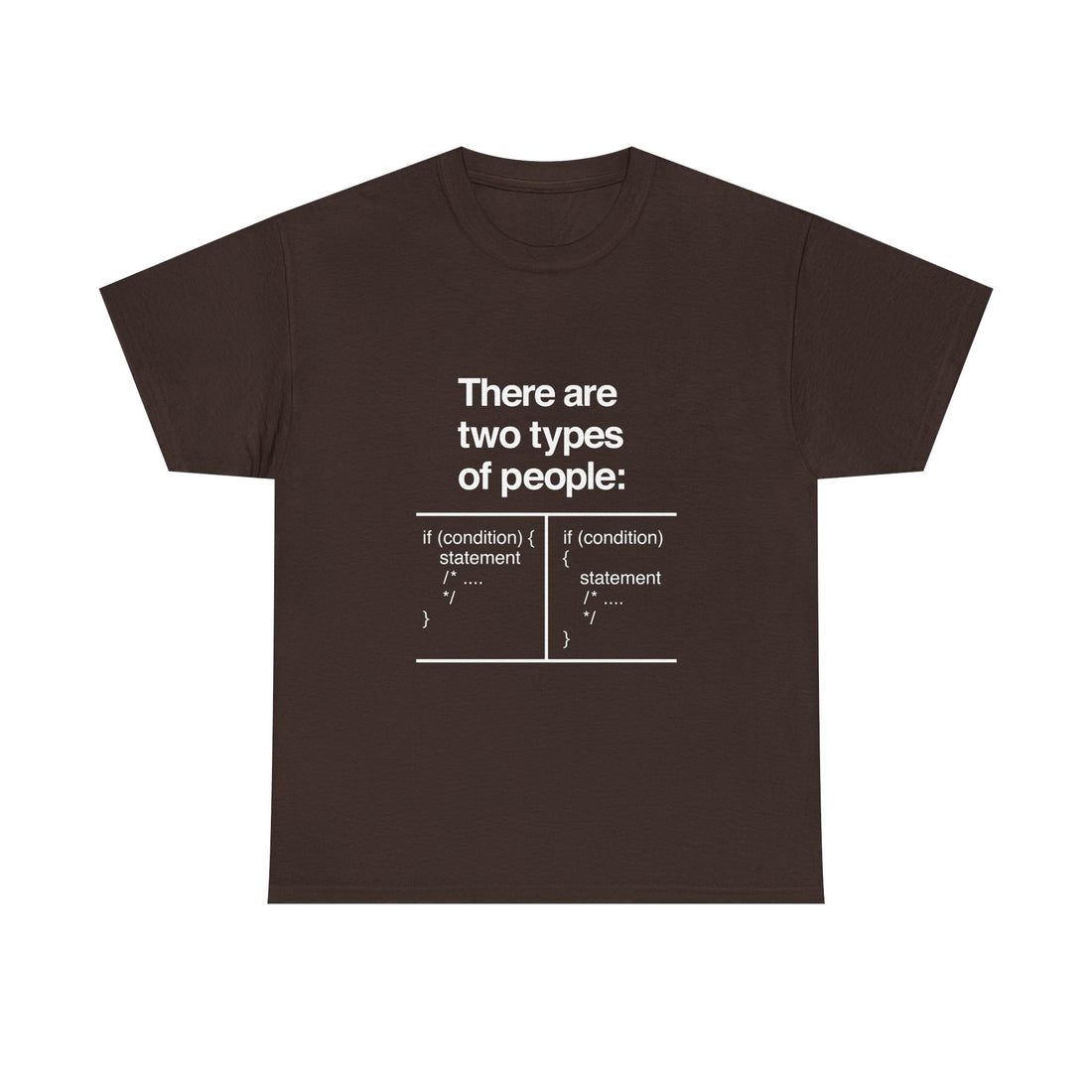 There Are Two Types of People T-Shirt, Funny Coding Tee, Programmer Gift, Geek T-Shirt, Nerd Shirt, Software Developer Humor Tee, Coder Gift
