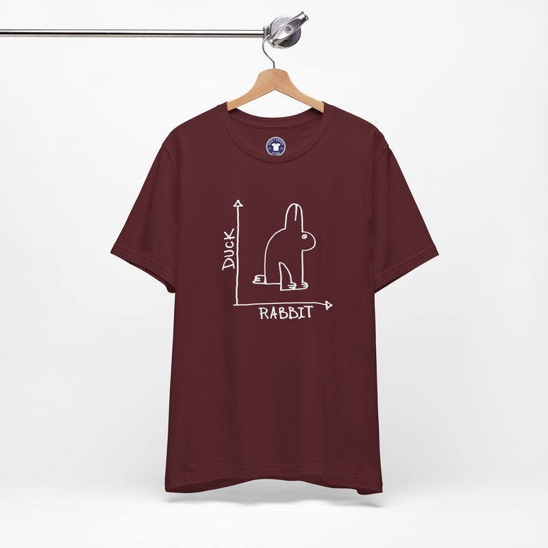 Rabbit-Duck Paradox - Premium Unisex Crewneck T-Shirt