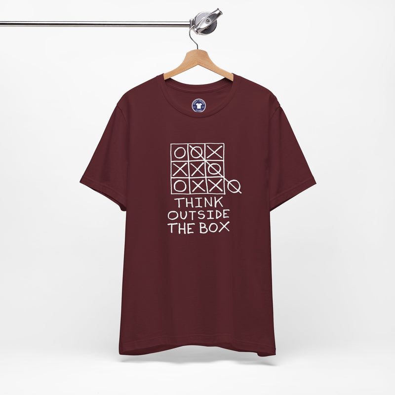 Think Outside The Box - Premium Unisex Crewneck T-Shirt