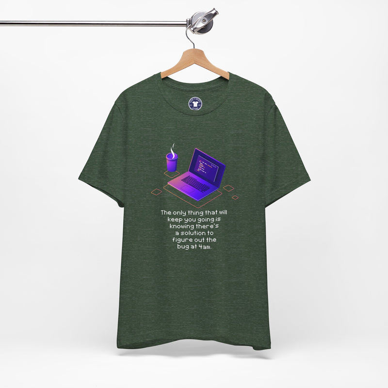 Figure Out The Bug At 4am - Premium Unisex Crewneck T-Shirt