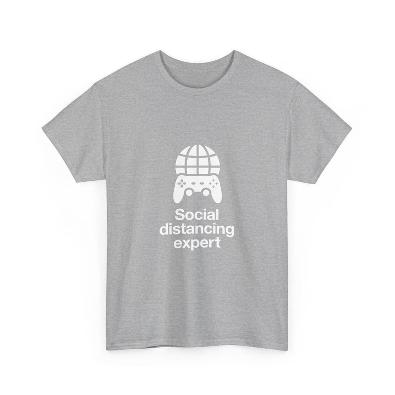 Social Distancing Expert T-Shirt, Gamer Tee, Video Game Controller Shirt, Geek T-Shirt, Nerd Shirt, Social Gamer Gift, Online Gaming Apparel