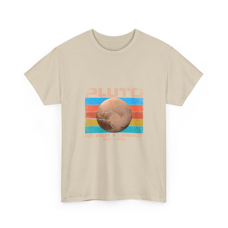 Pluto Never Forget T-Shirt, Retro Vintage Planet Tee, Space Lover Gift, Geek T-Shirt, Nerd Shirt, Astronomy Art Shirt, Solar System Top