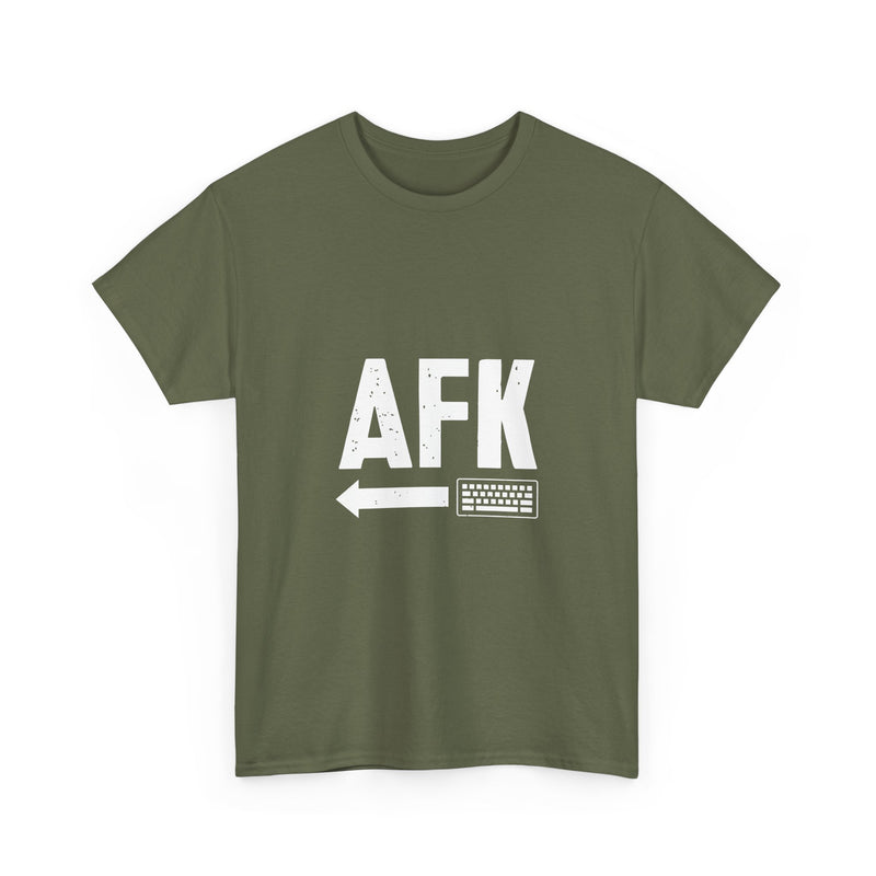 AFK Keyboard T-Shirt, Gamer Tee, Keyboard Lover Gift, Geek T-Shirt, Nerd Shirt, Video Game Apparel, Computer Humor Top, Casual Wear