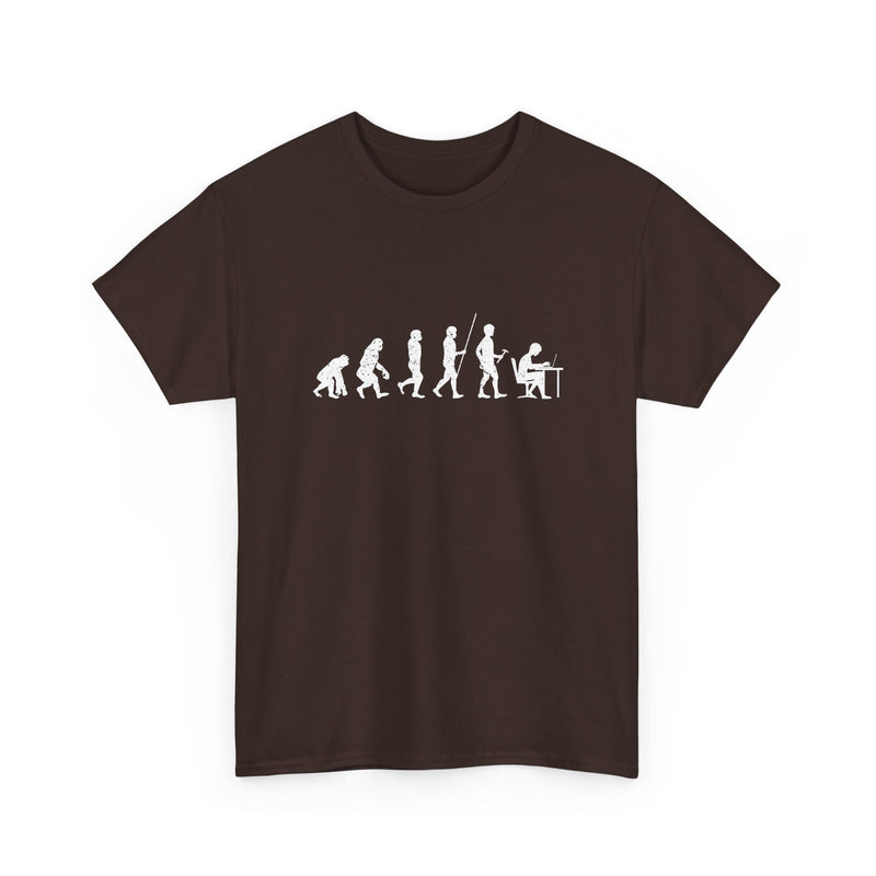 The Evolution To Coders - Regular Unisex Crewneck T-Shirt