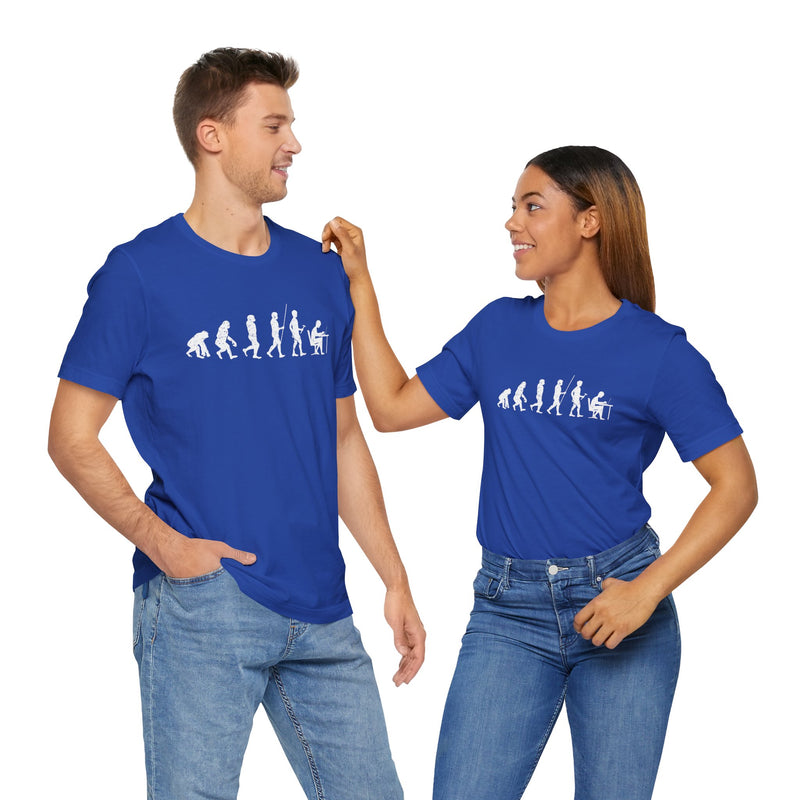 The Evolution To Coders - Premium Unisex Crewneck T-Shirt