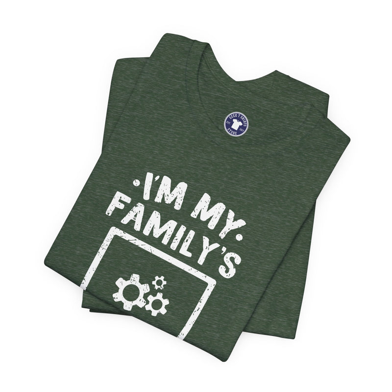 I'm My Family's Unpaid Tech Support - Premium Unisex Crewneck T-Shirt