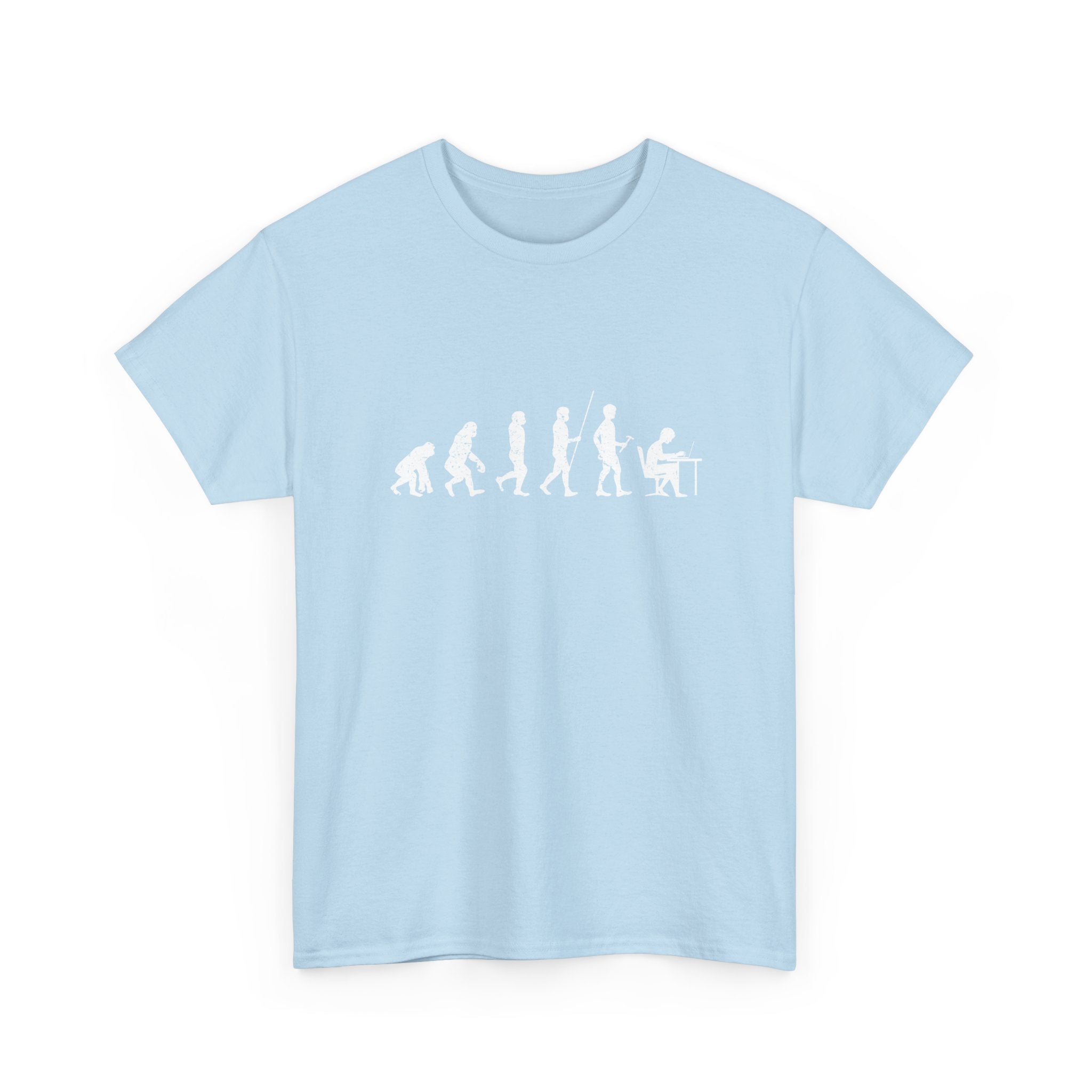 The Evolution To Coders - Regular Unisex Crewneck T-Shirt