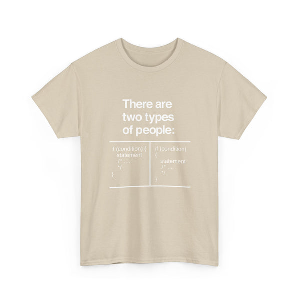 There Are Two Types of People T-Shirt, Funny Coding Tee, Programmer Gift, Geek T-Shirt, Nerd Shirt, Software Developer Humor Tee, Coder Gift