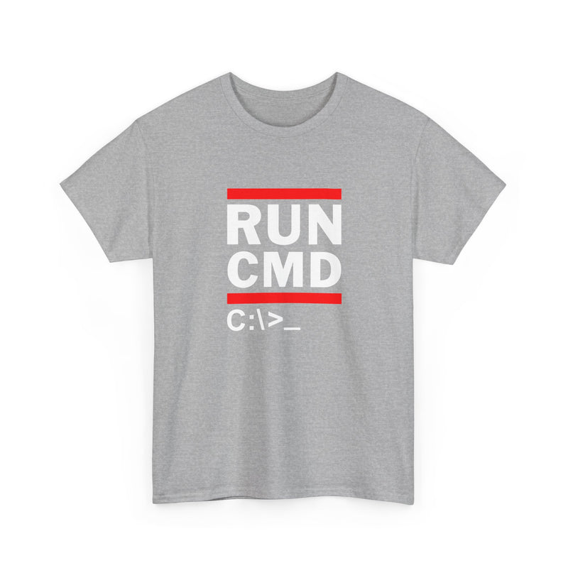Run Cmd C - It Shirt - Funny Coder Shirt - Ms-Dos - Regular Unisex Crewneck T-Shirt
