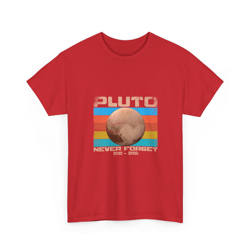 Pluto Never Forget T-Shirt, Retro Vintage Planet Tee, Space Lover Gift, Geek T-Shirt, Nerd Shirt, Astronomy Art Shirt, Solar System Top