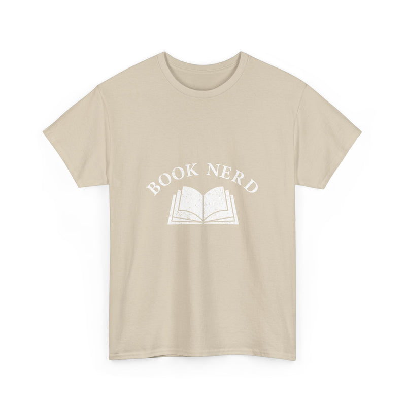 Book Nerd T-Shirt, Geek T-Shirt, Nerd Shirt, Literary Gift Tee, Reading Lover Apparel, Bookworm Present, Unique Reader Shirt, Casual Wear