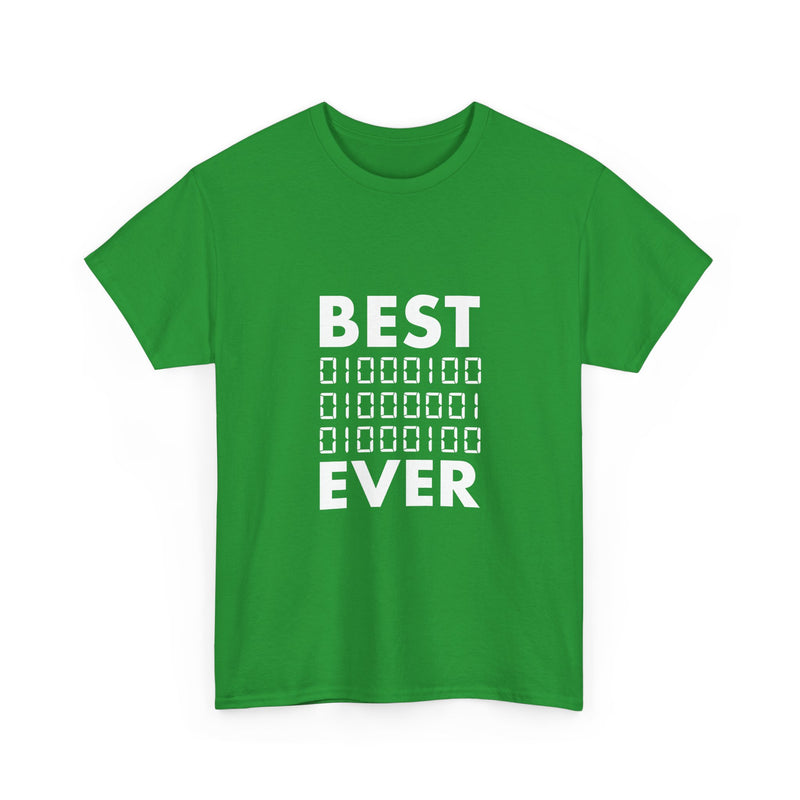 Geek T-Shirt Best Ever Binary Code Shirt, Nerd Shirt, Coding Gift, Programmer Tee, Tech Humor Apparel, Computer Science Top, Fun Geek Wear