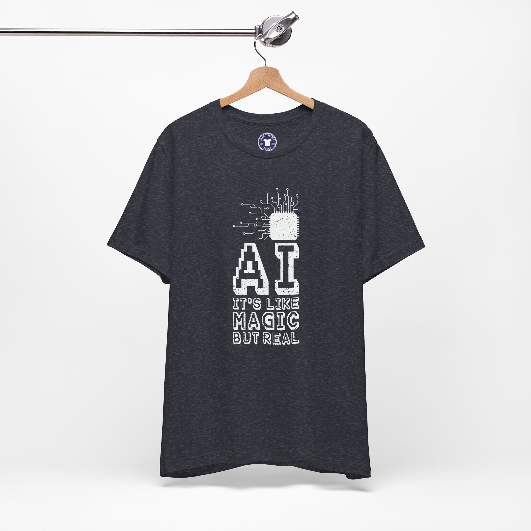 AI Like Magic But Real - Premium Unisex Crewneck T-Shirt