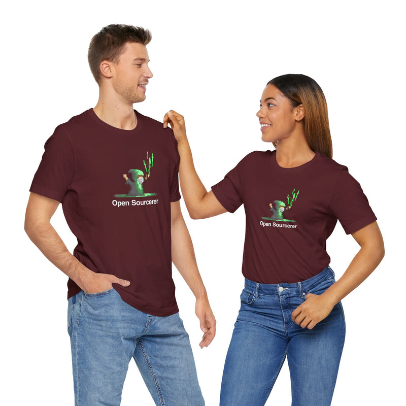 Open Sourcerer - Web Developer - Premium Unisex Crewneck T-Shirt