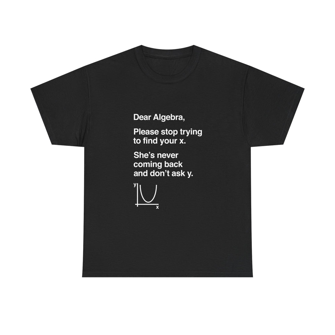 Funny Algebra T-Shirt, Math Humor Tee, Geek T-Shirt, Nerd Shirt, Sarcastic Science Gift, Educational Joke Top, Student Study Shirt