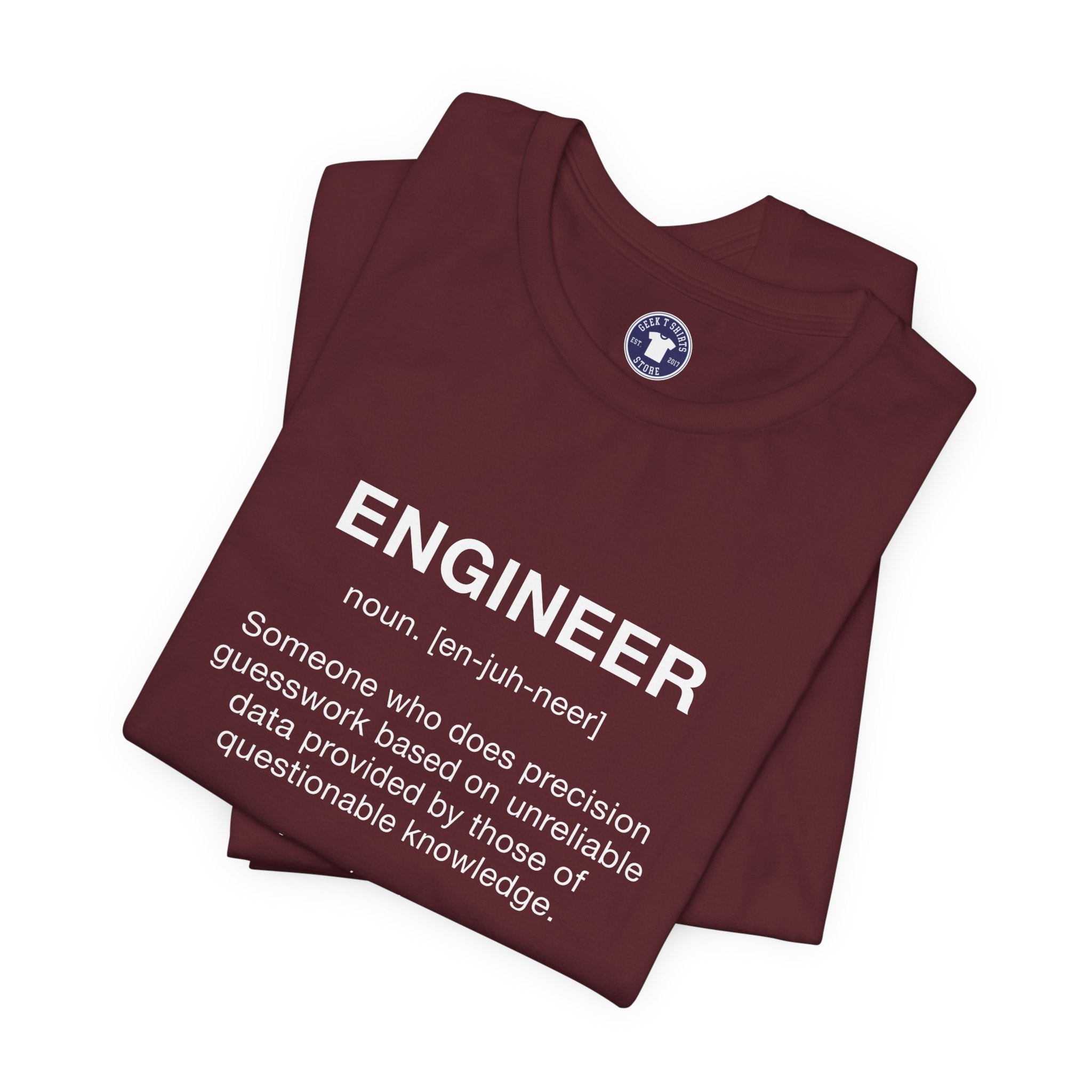 Engineer Noun - Engineering Shirt - Premium Unisex Crewneck T-Shirt