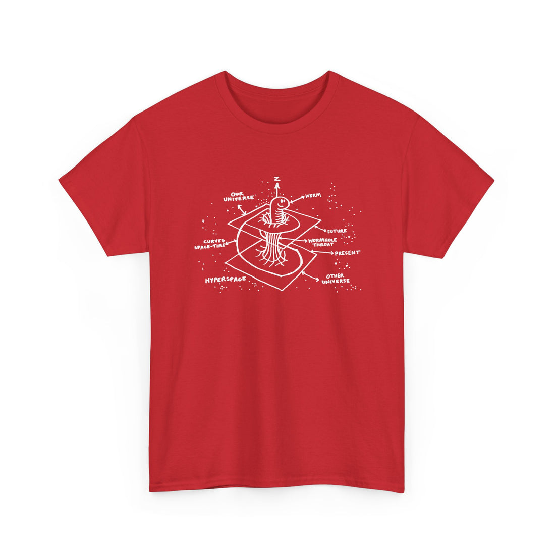 Time Warp Physics Wormhole - Regular Unisex Crewneck T-Shirt