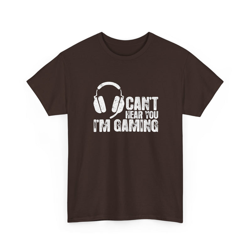 Can't Hear You I'm Gaming - Regular Unisex Crewneck T-Shirt