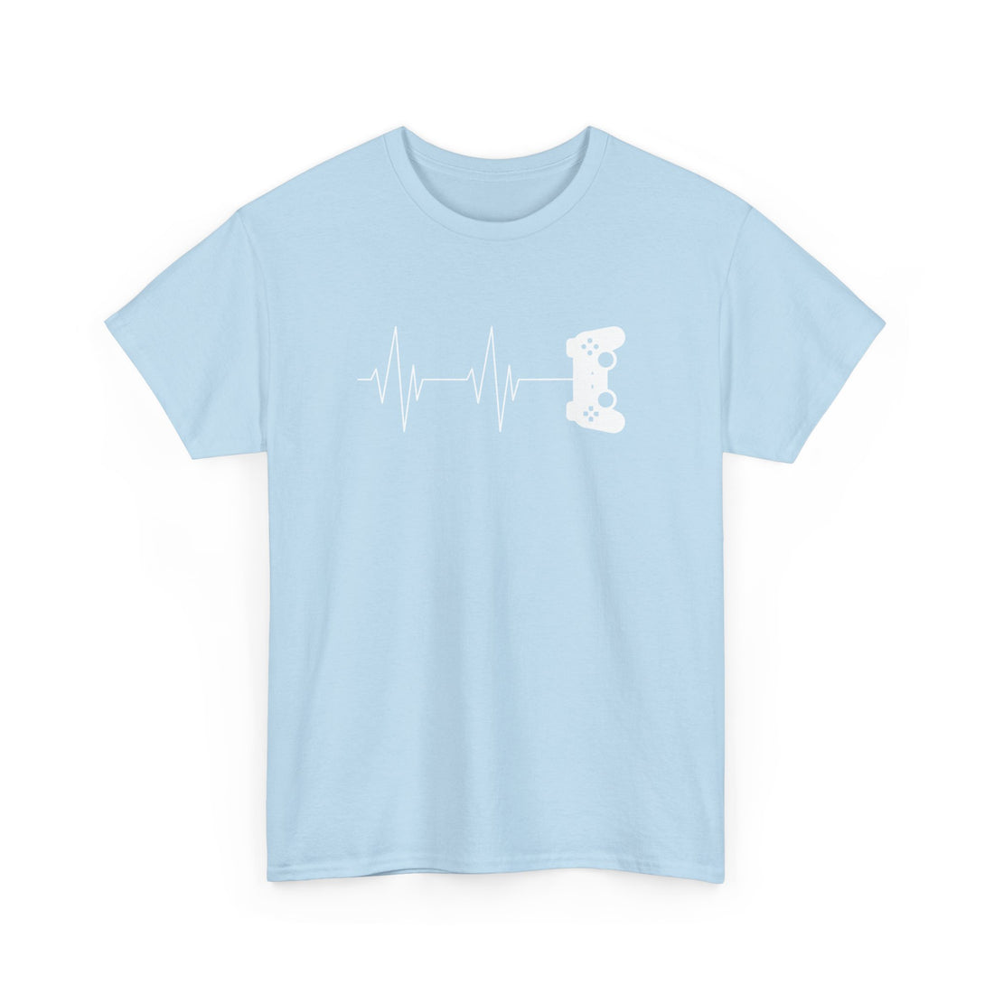 Gamer Heartbeat - Video Gaming Addict Shirt - Regular Unisex Crewneck T-Shirt