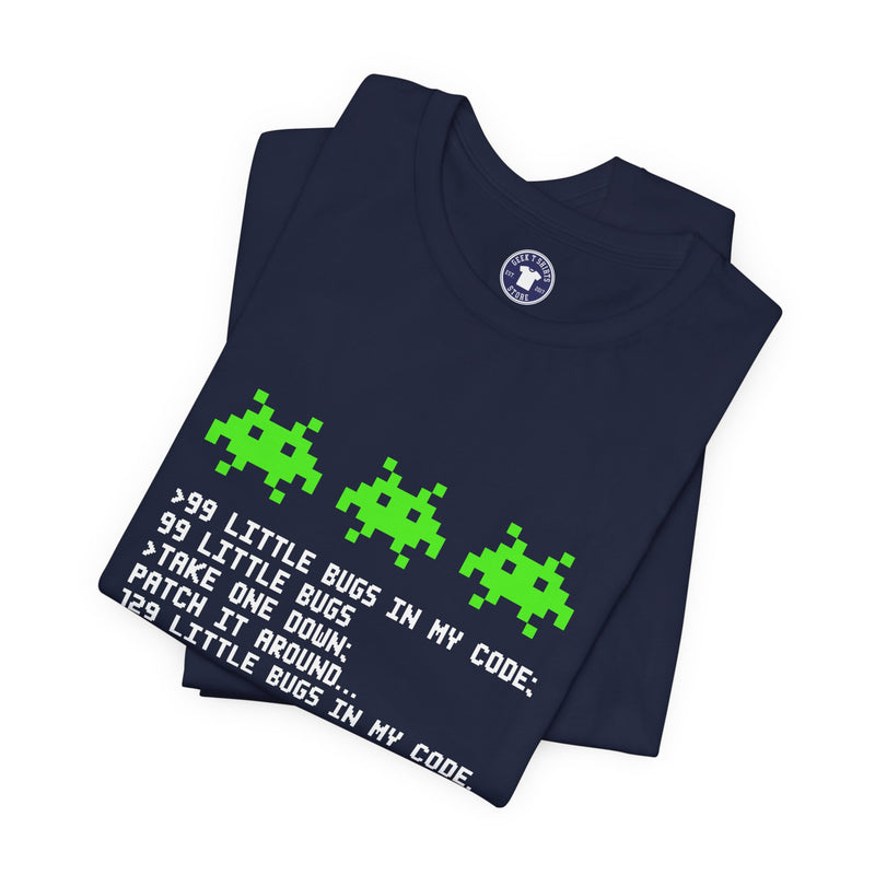 99 Little Bugs In My Code - Nerd Shirt - IT Shirt - Premium Unisex Crewneck T-Shirt
