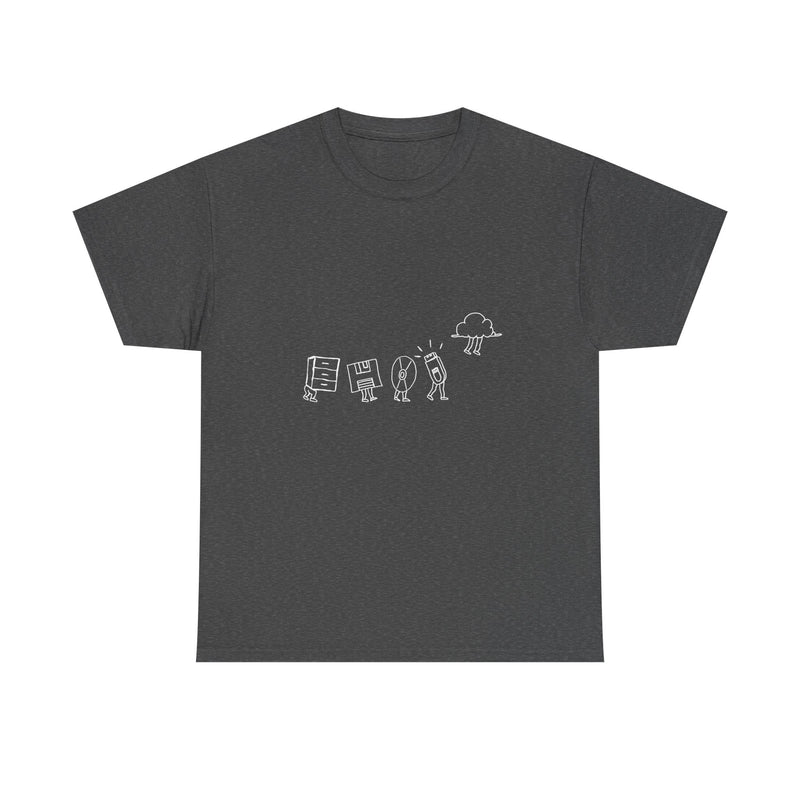 Retro Tech Evolution T-Shirt, Geek T-Shirt, Nerd Shirt, Vintage Computer Art Tee, Tech History Gift, Fun Science Shirt, Digital Age Top