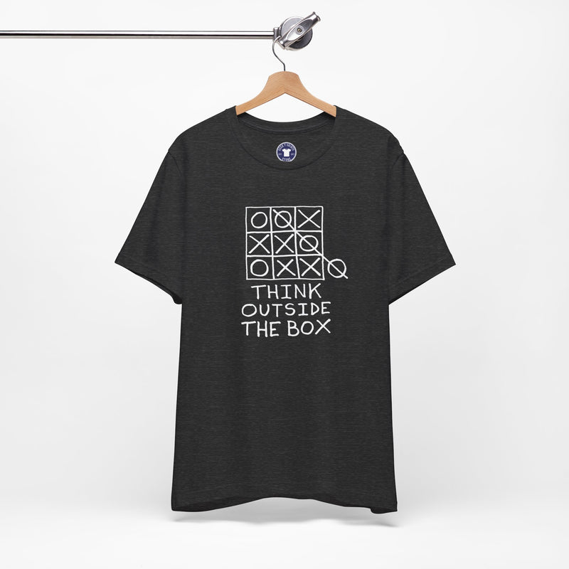 Think Outside The Box - Premium Unisex Crewneck T-Shirt