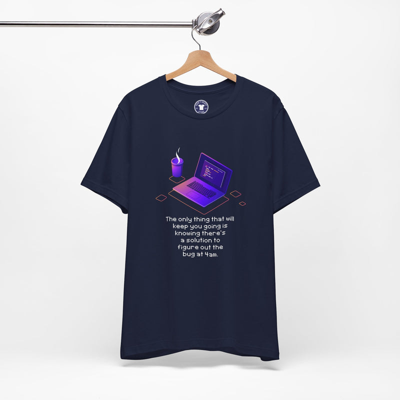 Figure Out The Bug At 4am - Premium Unisex Crewneck T-Shirt