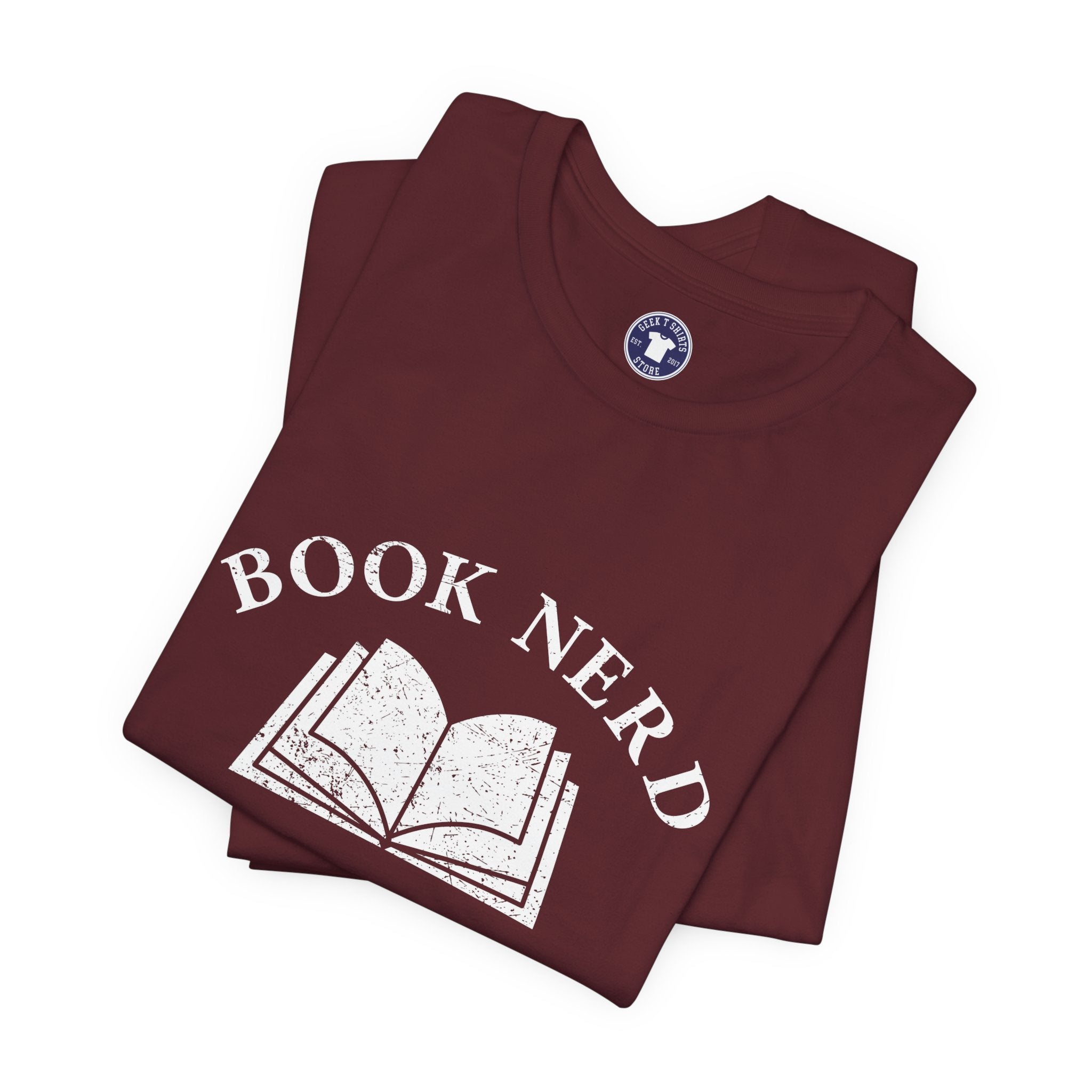 Book Nerd - Premium Unisex Crewneck T-Shirt
