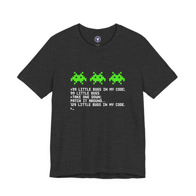 99 Little Bugs In My Code - Nerd Shirt - IT Shirt - Premium Unisex Crewneck T-Shirt