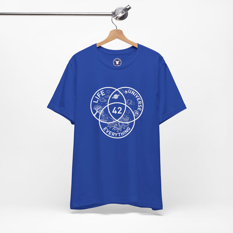 42 Answer To Life The Universe And Everything - White Version - Premium Unisex Crewneck T-Shirt