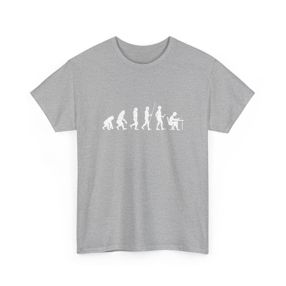 Evolution of Man T-Shirt, Humorous Science Tee, Geek T-Shirt, Nerd Shirt, Funny Evolution Graphic, Casual Wear Gift, Unique Art Apparel