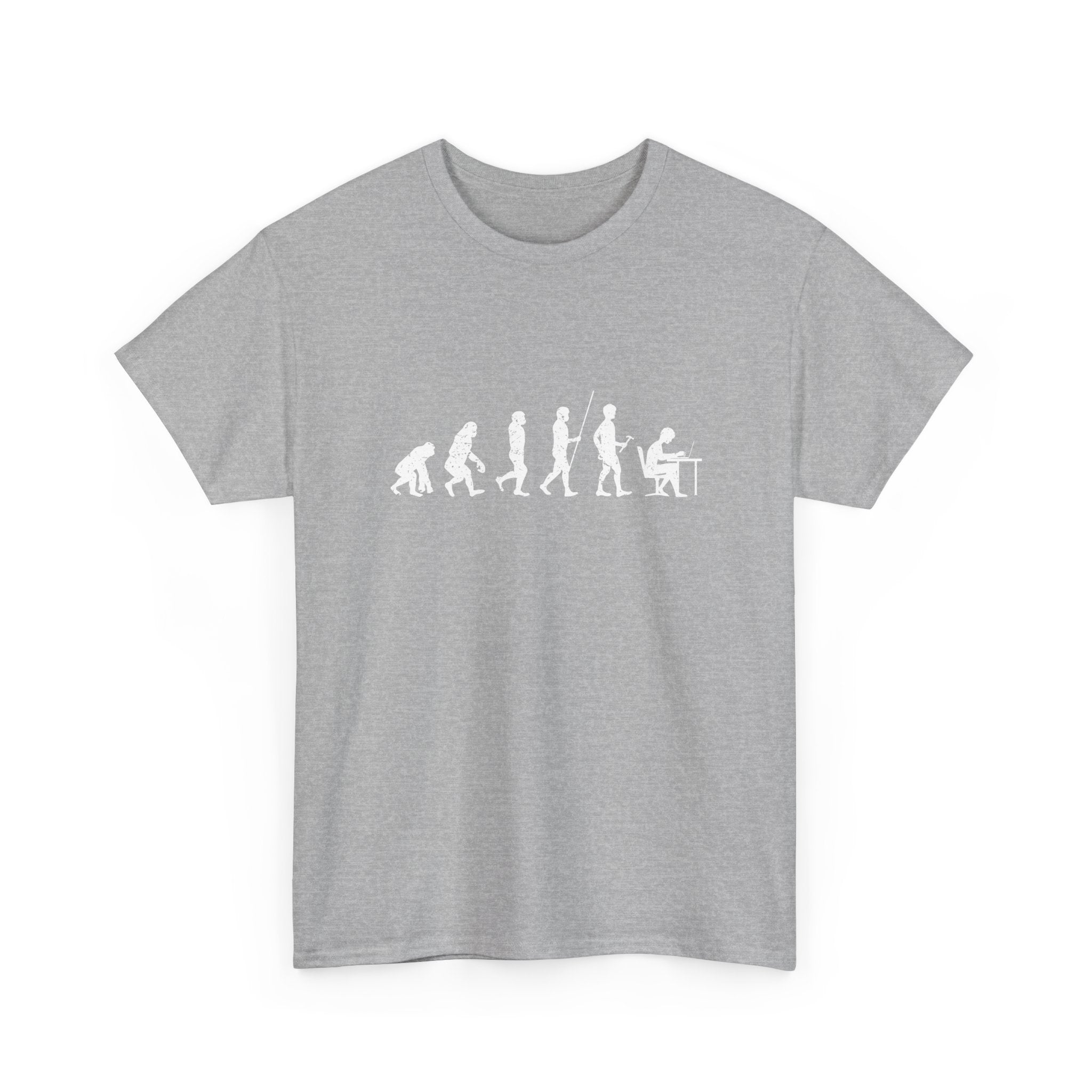 The Evolution To Coders - Regular Unisex Crewneck T-Shirt
