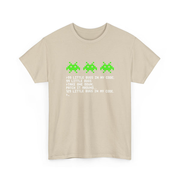 99 Little Bugs In My Code - Nerd Shirt - IT Shirt - Regular Unisex Crewneck T-Shirt