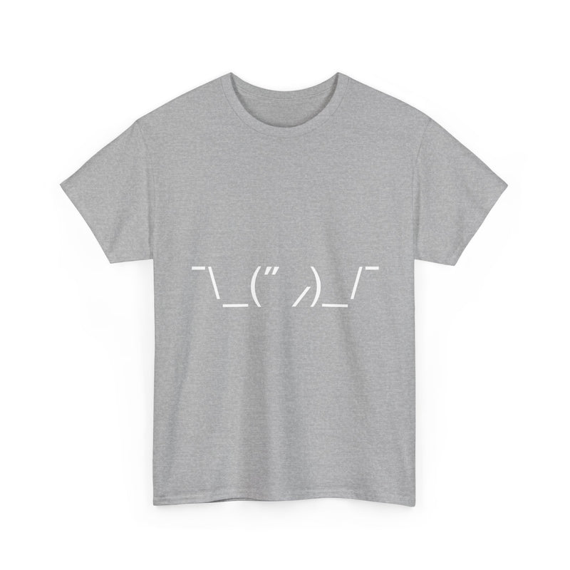 T-Shirt with Quirky ASCII Art Face, Geek T-Shirt, Nerd Shirt, Minimalist Emoticon Tee, Fun Text Art Gift, Casual Statement Shirt