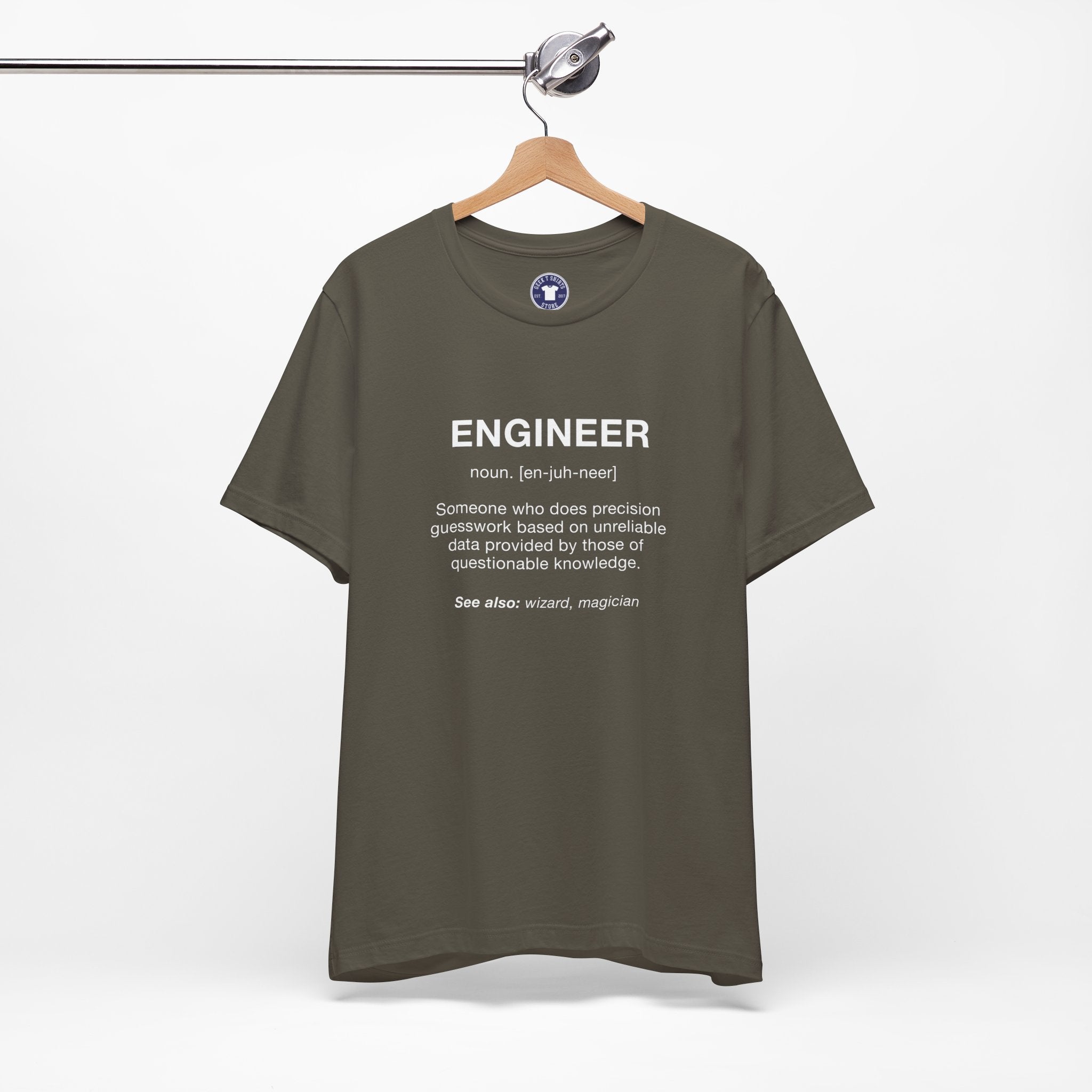 Engineer Noun - Engineering Shirt - Premium Unisex Crewneck T-Shirt