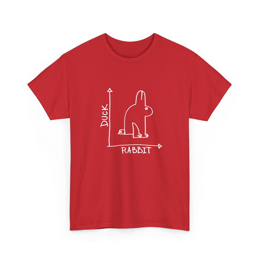 Rabbit-Duck Paradox - Regular Unisex Crewneck T-Shirt
