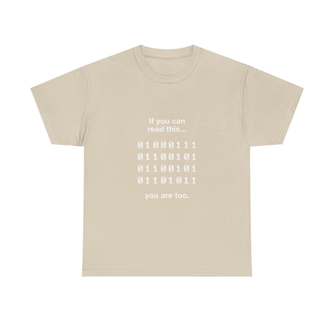 Geek T-Shirt, Nerd Shirt, Binary Code Tee, Programmer Gift, Coding Humor Shirt, Tech Enthusiast Apparel, Funny Computer Tee