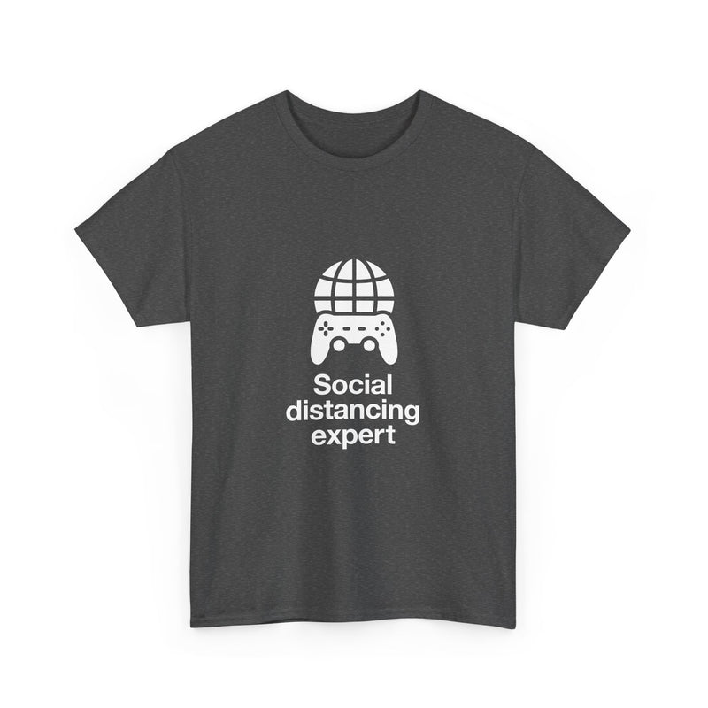 Social Distancing Expert T-Shirt, Gamer Tee, Video Game Controller Shirt, Geek T-Shirt, Nerd Shirt, Social Gamer Gift, Online Gaming Apparel