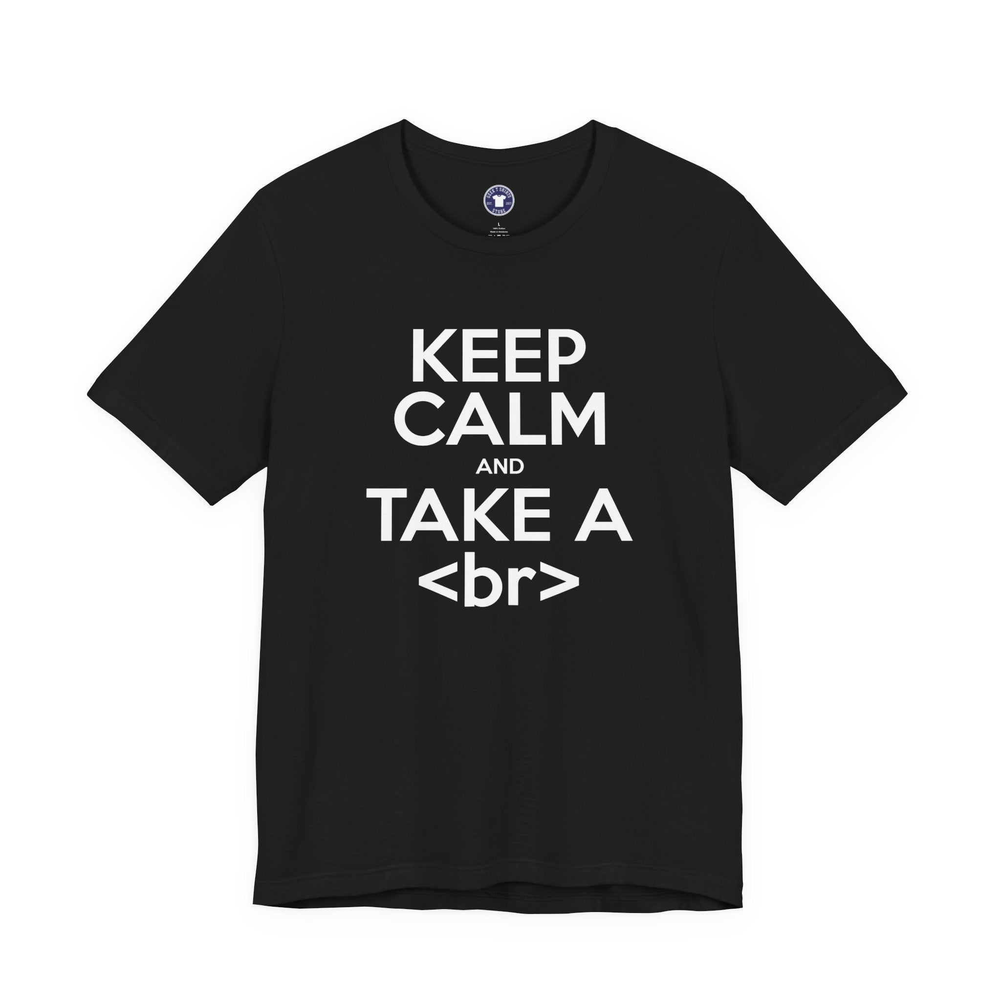 Keep Calm And Take A Break - Computer Shirt - Premium Unisex Crewneck T-Shirt