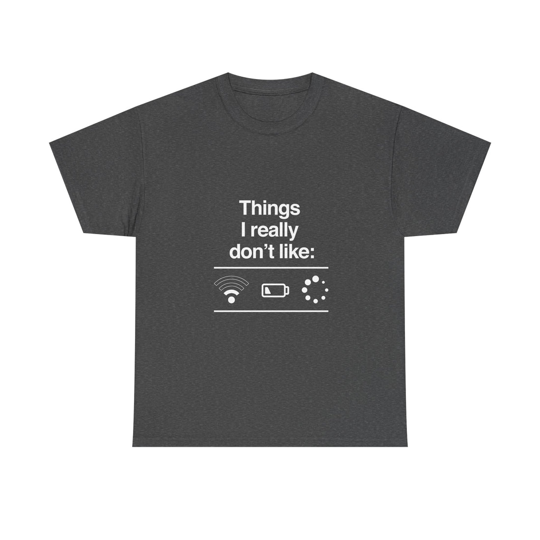 Funny Geek T-Shirt, Nerd Shirt, Tech Humor Tee, WiFi Battery Loading Joke Top, Geek Gift Present, Internet Meme Shirt, Sarcastic Humor Tee