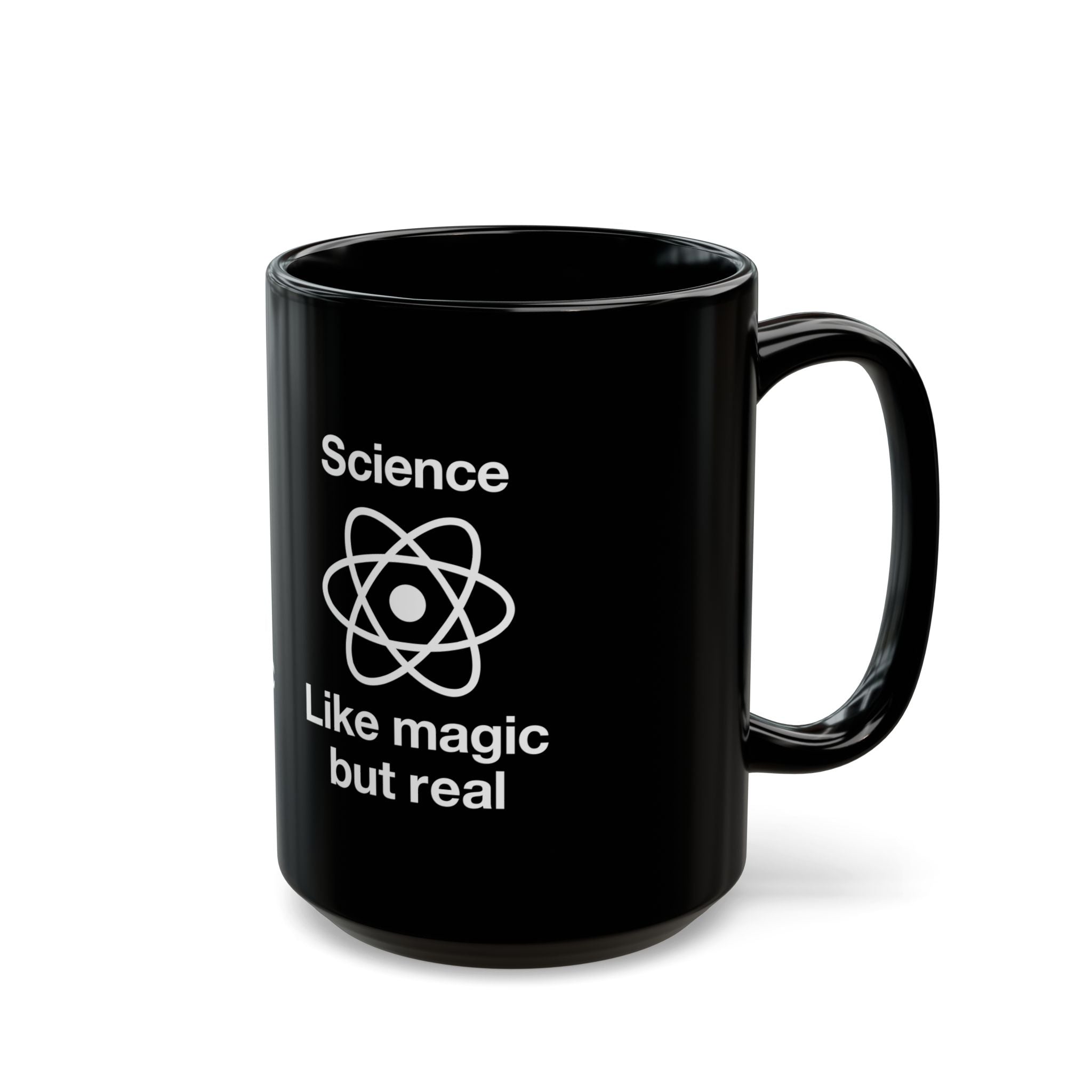 Science Like Magic - Black Glossy Mug