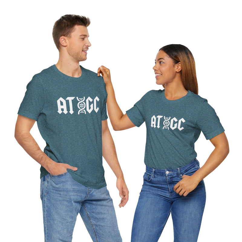 ATGC Dna Molecule - Science Shirt - Dna Shirt - Premium Unisex Crewneck T-Shirt
