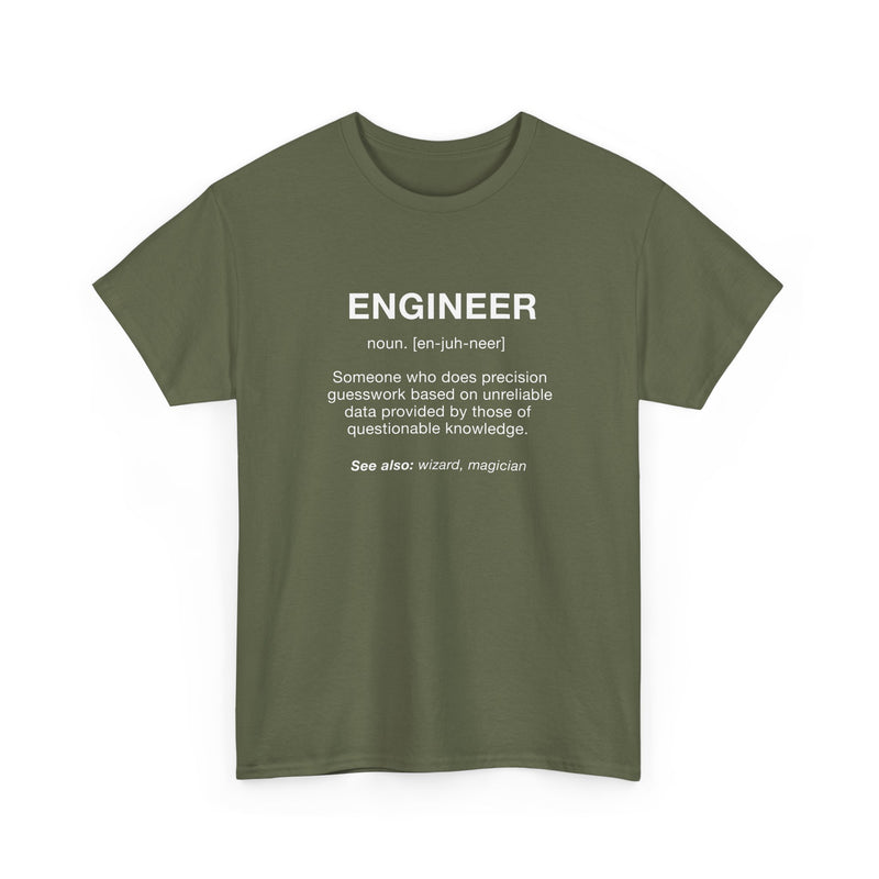 Engineer Noun - Engineering Shirt - Regular Unisex Crewneck T-Shirt