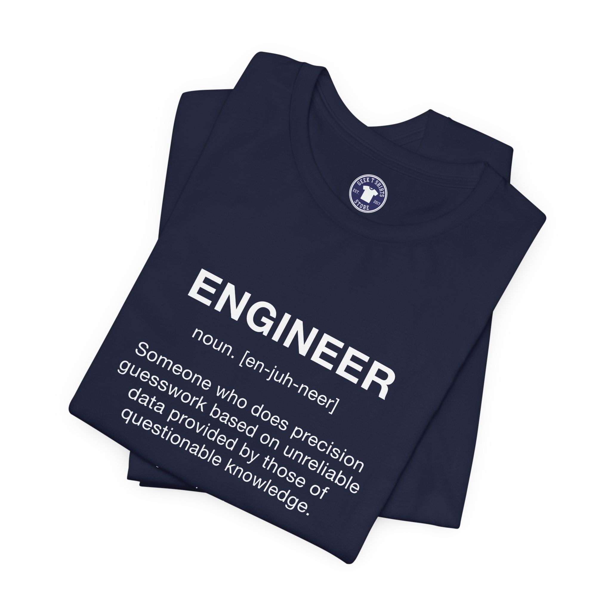 Engineer Noun - Engineering Shirt - Premium Unisex Crewneck T-Shirt